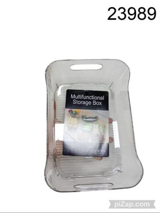 Imagen de CONTENEDOR ACRILICO CON ASAS 25X17X10,5CM 3.26